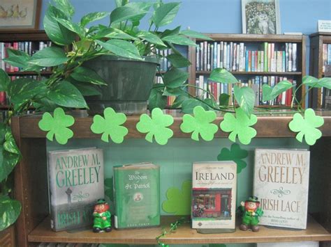 Lackawanna Library Display For St Patrick S Day School Library