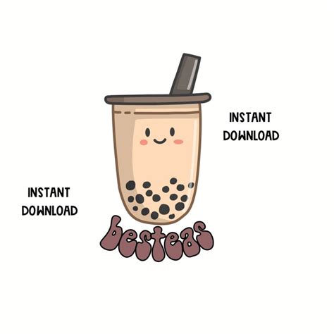 Boba Tea Png Boba Svg Bubble Tea Png Funny Boba Design Bubble Tea Clip Art Boba Tea Cut