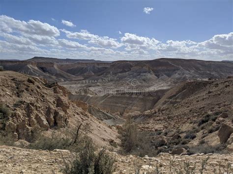 Desert and Landscape in Israel Stock Photo - Image of beautiful, valley ...