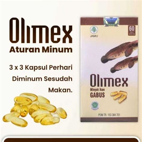 Jual Kapsul Olimex Asli Original Obat Luka Operasi Caesar Sunat