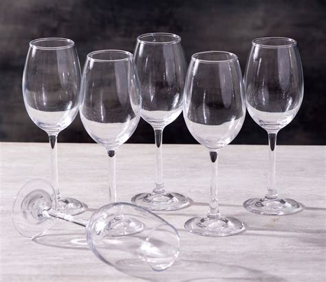 Buy Wine Glasses Set of 6 at 22% OFF Online | Wooden Street