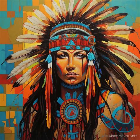 bright colors native american art cd ea c e fdddcc, by Asar Studios Painting by Romed Roni ...