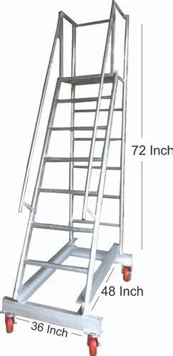 Aluminium Movable Ladder At Rs Piece Aluminum Movable Ladder In