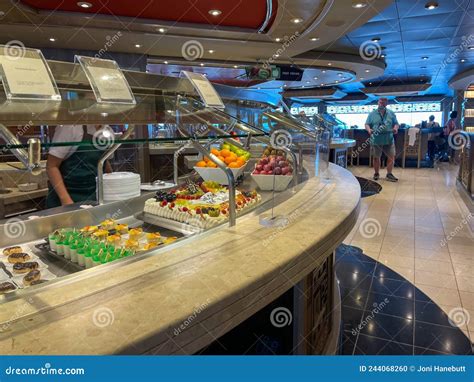 The Buffet On The Msc Cruise Ship Divina In Port Canaveral Florida