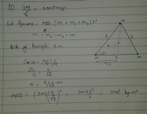 Moment Of Inertia Equilateral Triangle