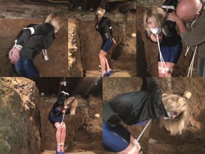 Hunters Lair Bondage Hot Blond Secretary Left Helplessly Bound In The Pit