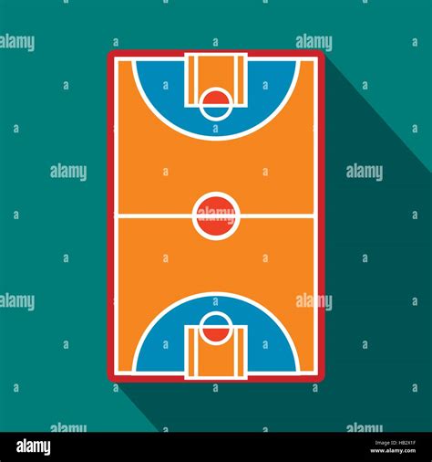 Fiba Basketball Court Stock Vector Images Alamy