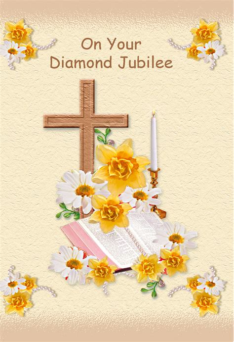 Diamond Jubilee Religious Cards Di4 Pack Of 12 3 Designs