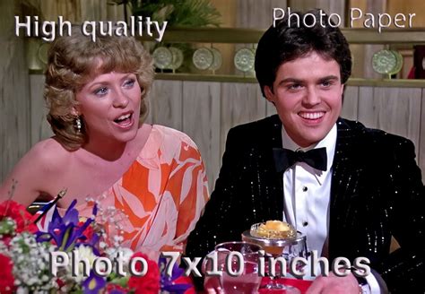 Donny Osmond Lauren Tewes LOVE BOAT PHOTO HQ 10x7 Inches 01