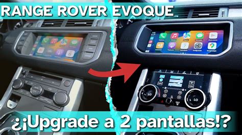 DISPLAY DIGITAL DE CLIMA En RANGE ROVER EVOQUE 2014 CARPLAY