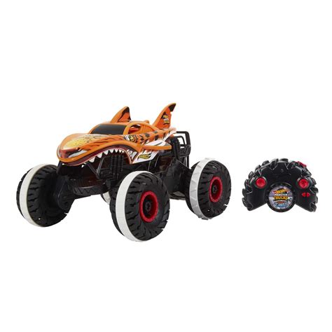 Hot Wheels Monster Trucks Remote Control Car Monster Truck Toy With All Terrain Wheels 1 15