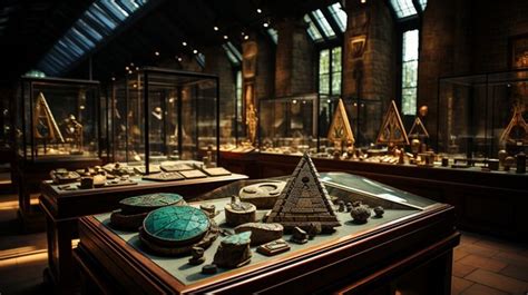 Premium AI Image | Ancient Artifacts in Museum Exhibit