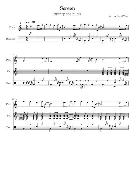 Screen Twenty One Pilots Sheet Music For Piano Flute Piccolo Flute Guitar And More