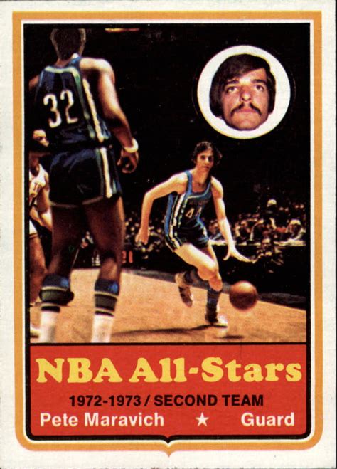 1973 74 Topps 130 Pete Maravich As1 Nm Card Shack Beckett