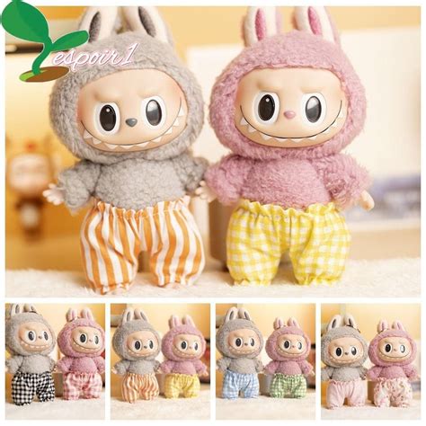 ESPOIR Labubu Shorts Handmade Labubu Time To Chill Filled Labubu Doll