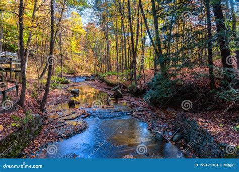 Beautiful Autumn Landscape In Cuyahoga Valley National Park Ohio Usa