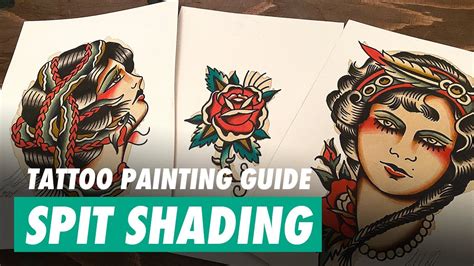 How To Improve Your Tattoo Flash Learn Spit Shading Youtube