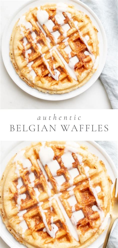 Authentic Belgian Waffle Recipe Julie Blanner