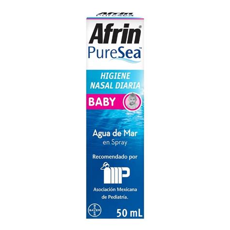 Agua De Mar Afrin Pure Sea Baby En Spray Para Higiene Nasal 50 Ml Walmart