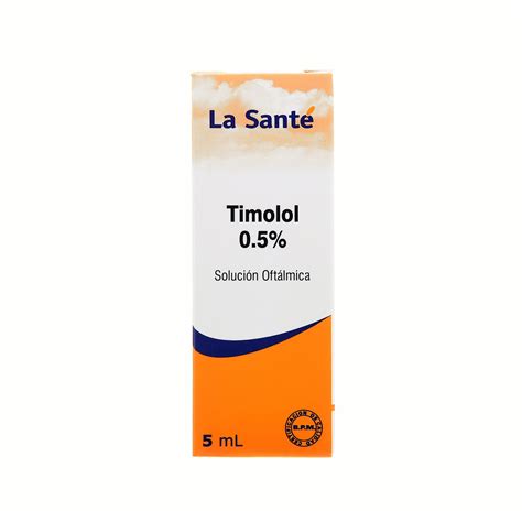 TIMOLOL MALEATO 0 5 GOTAS OFTAL 5 ML LS Farmacenter Pharmahome