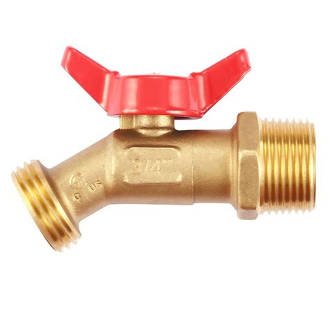 Buy Litorange 2 Pcs Heavy Duty Brass Hose Elbow Stop Valve Hose Bibb