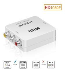 Mayber Distribuidora Mini Adaptador Conversor De Hdmi Para Rca Video