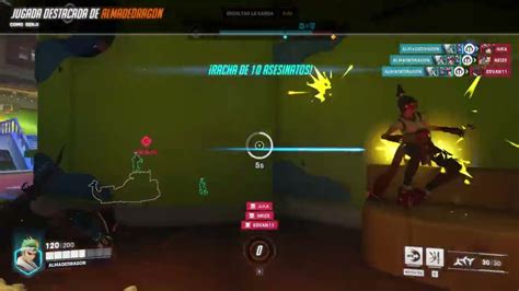 Yo Jugando Con Genji En Mis Primeras Partidas Del Overwatch Espero