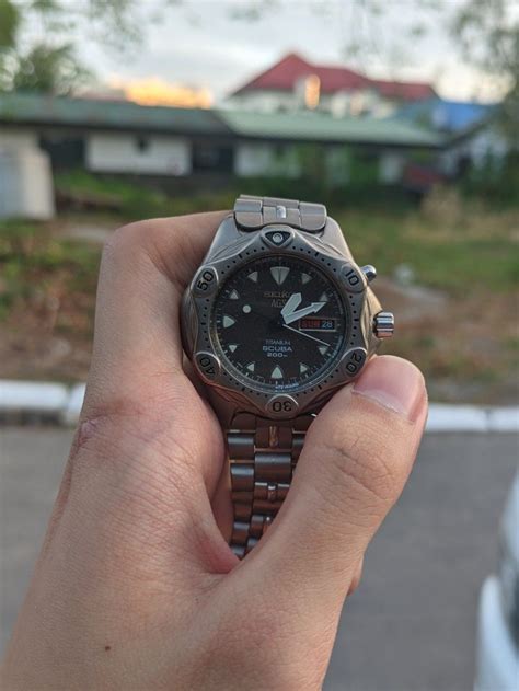 Rare Vintage Seiko Starfish Sbbw M A Titanium On Carousell