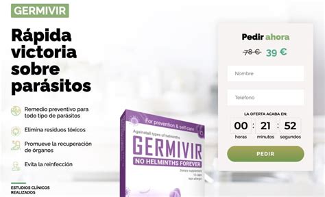 Germivir España Opiniones Ingredientes Cómo funciona Precio