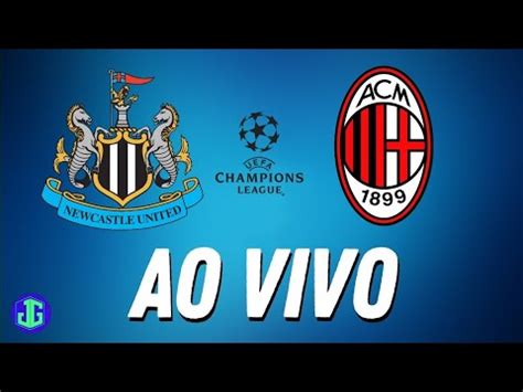 Newcastle X Milan Ao Vivo Imagens Uefa Champions League Gameplay