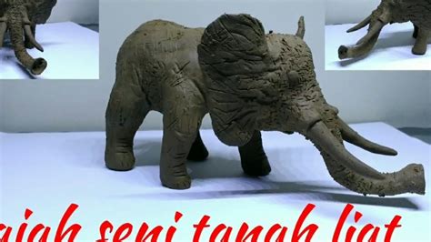 inspirasi populer   membuat gajah  tanah liat