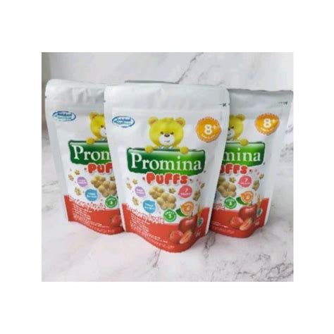 Jual Promina Puffs Strawberry Gr Snack Baby Shopee Indonesia