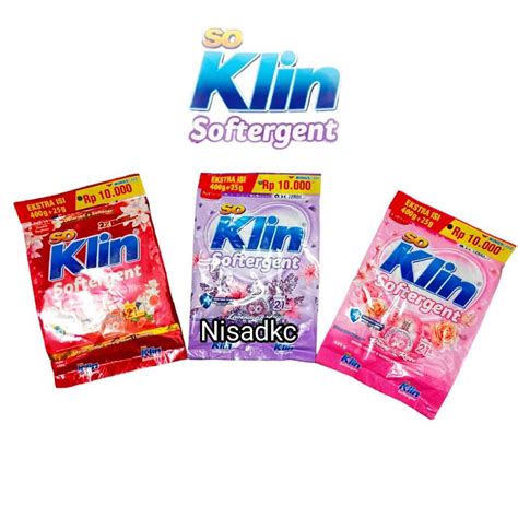 Jual Soklin 10000 So Klin 425g Detergent Bubuk Lavender Lily Peony Rose