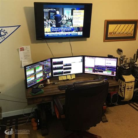 Elkwood Day Trading Computer Setup Trading Desk Home Office Setup