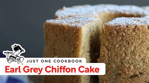 How To Make Earl Grey Chiffon Cake Recipe アールグレイシフォンケーキの作り方 （レシピ） Youtube