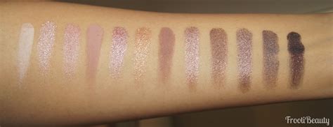 Safiyah Tasneem Urban Decay Naked Palette Rose Neutrals Swatches