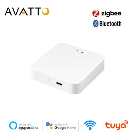 AVATTO Tuya ZigBee Smart Gateway Hub Bluetooth Zigbee Multi Mode Bridge