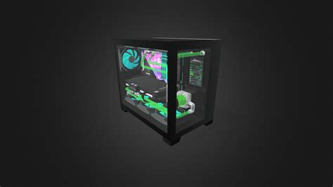 Gaming and Work PC - 3D model by JohanKL [b5ddcc4] - Sketchfab