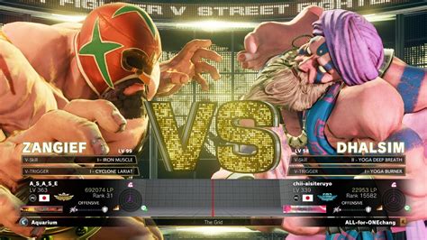 Sfv Champion Edition Asase Zangief Vs Chli Aisiteruyo Dhalsim