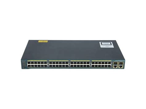 WS-C2960+48TC-S 48xFE 10/100 RJ45 2x1G Combo RJ45/SFP LAN Lite L2 1U ...