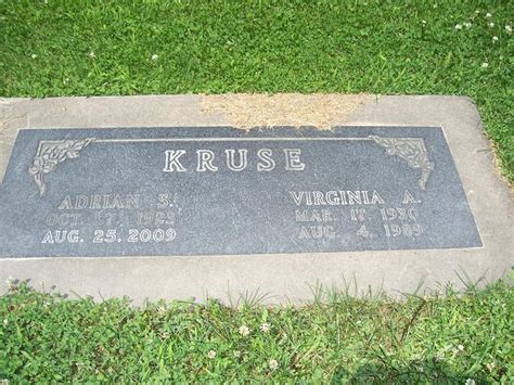 Virginia A Pieper Kruse 1930 1989 Homenaje De Find A Grave