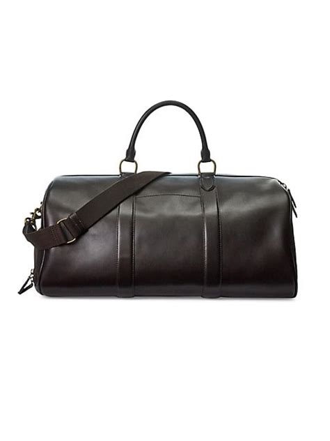 Smooth Leather Duffle Bag