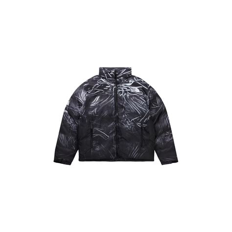 Supreme The North Face Printed Nuptse Trompe L Oeil Jacket Black