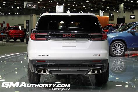 2024 GMC Acadia AT4 2023 NAIAS Summit White GAZ Live Photos