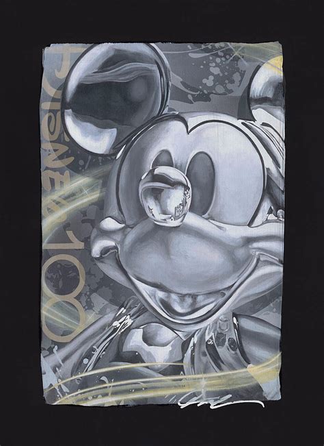 Arcy Celebrating 100 Years From Disney Mickey Mouse Giclee On Paper ...