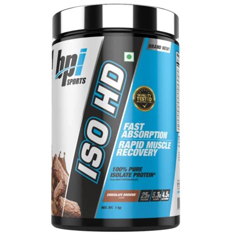 BPI Sports ISO HD 1 Kg 2 2 Lb Chocolate Brownie NUTRABAY