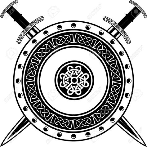 Viking Shield Drawing at GetDrawings | Free download