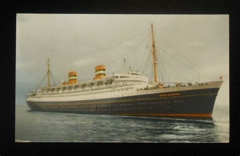 1930s Ss Nieuw Amsterdam Ocean Liner Holland America Line Ship Scrapped