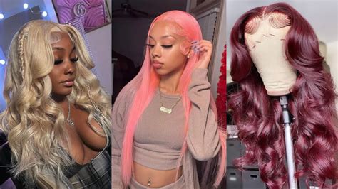 Lace Front Wig Installation Compilations Youtube