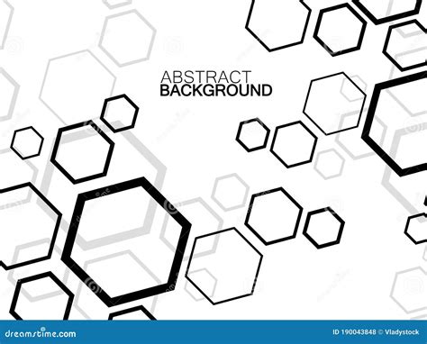 Forma Geom Trica Geom Trica Da Estrutura Molecular De Fundo Do Hex Gono